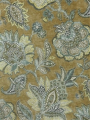 Fornax 820 Empire Gold Floral Covington Fabric
